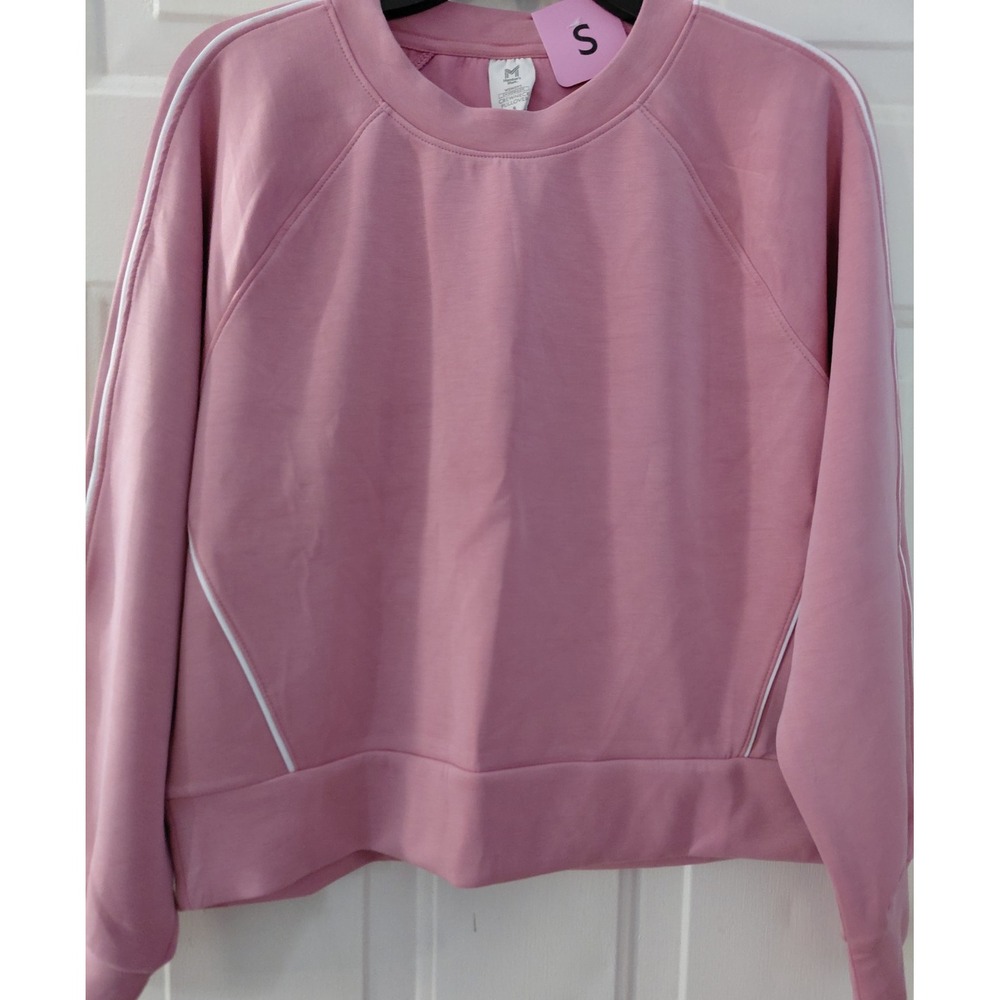 Membler's Mark Sandwash Women's Crewneck Pullover Pink Small
